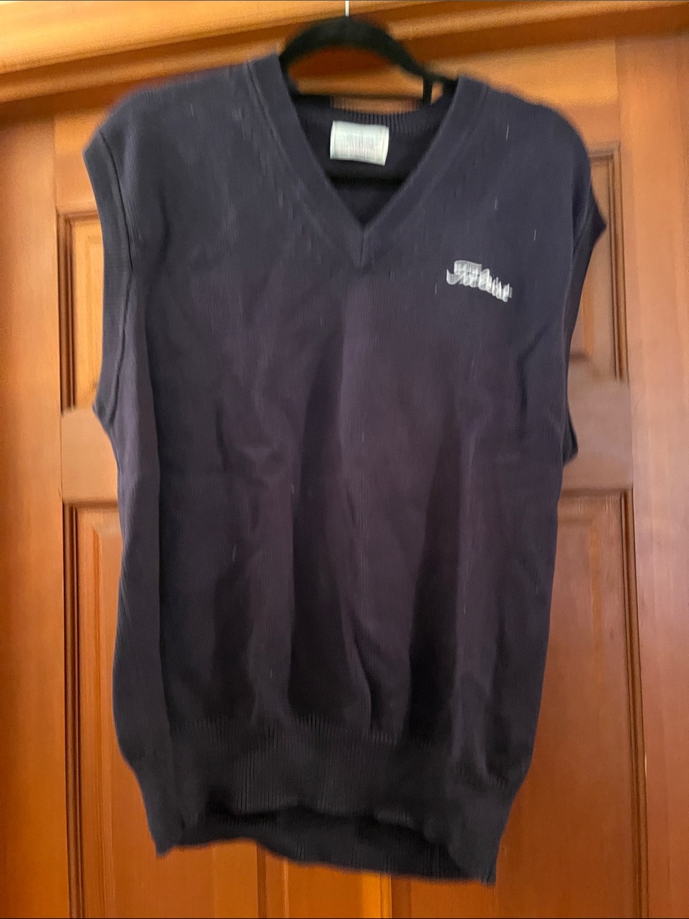 Titleist Navy Blue V-Neck Golf Sweater Vest